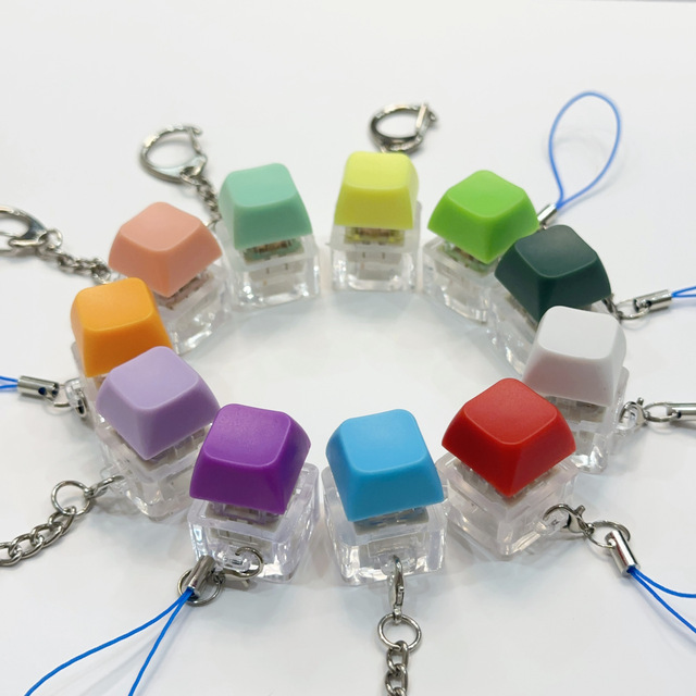 Single Button Pc High Permeability Decompression Button Squeezing Toy Novelty Chinese Block Finger Decompression Button Vent