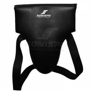 High Quality Custom Martial Arts Groin Guards Premium Leather Protective <b>Equipment</b> - Product Image 1