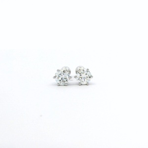 Qinglong Jewelry 18K Rose White Wholesale 14K Gold Plated Diamond Lab Grown Diamond Mini Stud <b>Post</b> <b>Earrings</b> Christmas <b>Earring</b> - Product Image 4