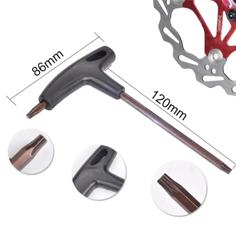 FMFXTR T25 Plum Wrenches Mountain Cycling Bumper Discs Brake Discs Bike Screws Bicycle Tools 86*120 Mm 23*76 Mm CN;GUA Wxgj