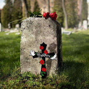 Metal Cementerio Plugin Decoración Metal Jardín Estaca Creativo personalizado Metal Césped Adornos Decoración de jardín - Product Image 2