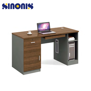 Sinonis Modern Wooden <b>Simple</b> Home Wood Staff Computer <b>Desk</b> Work Office Furniture Office <b>Desks</b> - Product Image 4