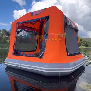 Carpa flotante inflable de grado comercial para exteriores, anfibia, para acampar en tierra o en el lago - Product Image 6