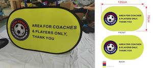 Support de bannière publicitaire personnalisé imprimé avec design gratuit, sublimation par transfert thermique, bannière pop-up - Product Image 2