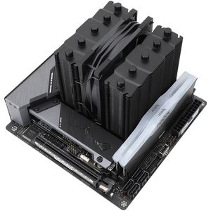 Enfriador de CPU Thermalright SS110 NEGRO, 110 mm de Altura, 5 Tubos de Calor, Radiador de Doble Torre, AM5 Silver 110 BLACK Thermalri - Product Image 3