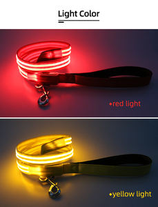 USB ricaricabile incandescente sicurezza LED guinzaglio del cane per camminare il cane di notte - Product Image 3
