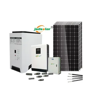 Jinsdon — kit solaire 5kw, pour équipement électrique domestique, capacité de charge 1kw, 2kw, 3kw, 4kw, panneaux pv personnalisés