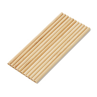 Pailles à boire réutilisables en bambou de 20 cm * 9 mm, pailles décontractées pour restaurant, bar, café, vaisselle écologique