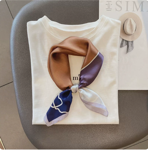 Foulard Quadrato in Raso con Stampa Digitale per Donne, Morbido <span class=keywords><strong>Bandana</strong></span> <span class=keywords><strong>Multiuso</strong></span> per Collo, Capelli, Borsa, Ufficio e Uso Quotidiano, Occasioni Casual - Product Image 5