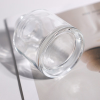 Bouteille vide en verre de 50 ml pour diffuseur à bâtonnets d'aromathérapie, parfum d'ambiance, huile essentielle, avec bouchon à vis, MOQ 100 pièces