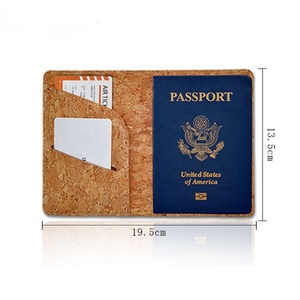 Custom Cork Travel Set Passport Cover Travel Organizer Passport Personalized Luggage Tag Passport Holder Wallet - Product Image 2