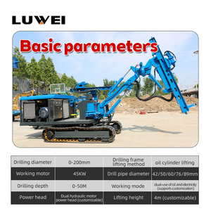 Rig Pengeboran Terowongan <span class=keywords><strong>Crawler</strong></span> Efisiensi Tinggi dengan Perangkat Penyedia Air Rig Pengeboran Tambang Bawah Tanah untuk Eksplorasi Tanah Keras - Product Image 2