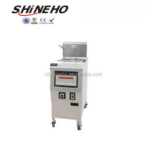 Freidora a Presión de Gas <span class=keywords><strong>Estilo</strong></span> <span class=keywords><strong>KFC</strong></span> para <span class=keywords><strong>Pollo</strong></span> Asado con Panel de Programación Inteligente y Bomba de Aceite Integrada - Product Image 1