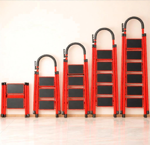 Multi-purpose telescopic <b>ladder</b> Indoor A-frame step <b>ladder</b> Thickened portable four-step <b>ladder</b> - Product Image 1