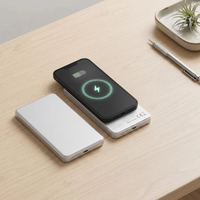 Batteries externes magnétiques sans fil 10000 mAh à succès – Charge rapide portable avec entrée/sortie Type-C pour iPhone 16/15 – Idéales pour étudiants et usage domestique