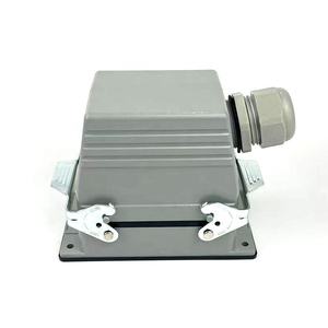 16A 500VヘビーデューティコネクタHE-32エアラインプラグソケットデュアルサイド固定工業用防水 - Product Image 1