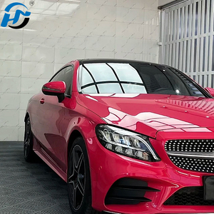 Vente en gros <span class=keywords><strong>de</strong></span> vinyle moulé en PET TPU très brillant cristal fraise rouge enveloppe <span class=keywords><strong>de</strong></span> voiture en vinyle un rouleau complet 1. 52X1.8 M/5X60FT pour voitures - Product Image 5