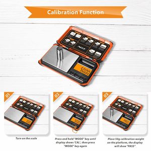 गहने के लिए अनुकूलित मिनी 500 जी/1000 जी 0.01 जी डिजिटल डिस्प्ले किचन फूड स्केल - Product Image 2