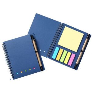 Carnet à spirales promotionnel pour entreprises avec porte-stylo – Vente en gros - Product Image 6