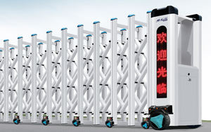 Daire kullanımı için otomatik elektrikli geri çekilebilir araba çit kapısı güvenlik fonksiyonu - Product Image 3