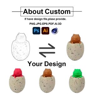 Juguete Antiestrés Creativo con Forma de Huevo de Dinosaurio, con Color Personalizado, Regalo para Niños de 5 a 7 Años - Product Image 4