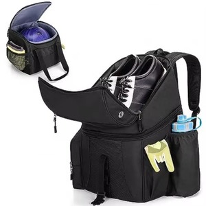 Sac de bowling BSCI pour une seule boule et compartiment à chaussures pour une paire de chaussures, plusieurs poches pour accessoires - Product Image 3