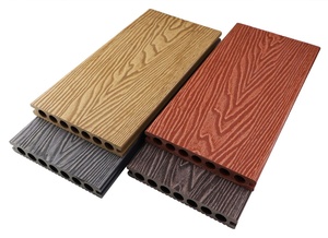 Terraza para exteriores cubierta compuesta de WPC cubierta impermeable entrelazada - Product Image 2