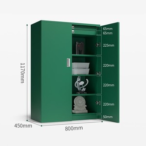 Gabinete para Equipo de Observación Yangpinhui, 800x450x1170mm, 5 Estantes, con Cerradura, Almacenamiento para Oficina - Product Image 1