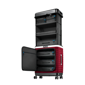 <span class=keywords><strong>Cosmo</strong></span> Vali Kéo Di Động Đóng Gói Kéo Lên Hiện Đại Màu Đỏ Vali Kéo Du Lịch Cho Nữ Vali Hành Lý Sang Trọng - Product Image 1