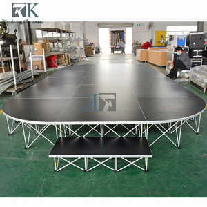4x4ft concert stage Event DJ stage Portable aluminum stage Drum stage riser Portable stage platform - Product Image 4