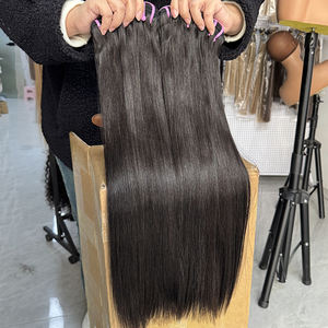 Extensions de cheveux vierges de qualité supérieure, cheveux humains vietnamiens raides, non traités, pour les marques de cheveux et la vente en gros - Product Image 1