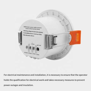 Tuya <b>Smart</b> Home Device APP Linked Human Presence Sensor AC 250V Microwave Radar Respiratory PIR Detector Tuya <b>Smart</b> - Product Image 5