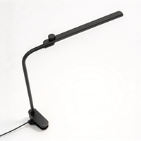 Lampe de bureau LED à pince flexible avec télécommande, 5W SMD, température de couleur réglable 3000K/6000K, CRI élevé 80, lampe de lecture
