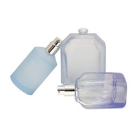 Flacon de parfum carré de luxe personnalisé en relief, vaporisateur de parfum de luxe plat, diffuseur de luxe 100 ml, 15 ml, 50 ml, 30 ml, 200 ml, 300 ml, 500 ml en option