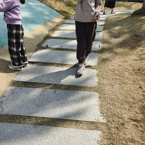 Pavés en pierre de granit gris clair naturel flamé pour jardin extérieur <span class=keywords><strong>japonais</strong></span>, en vente - Product Image 4