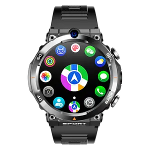 Waterproof 1.39 Inches Large Screen 4G Phone Watch Dual Cameras NFC Sim Card Smart Watch