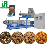 Ligne de production d'aliments secs et humides pour animaux de compagnie, haute teneur en viande fraîche, technologie d'extrusion avancée pour aliments pour animaux, ligne de production de croquettes pour animaux
