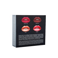 Set de maquillage Boîte d'emballage de rouge à lèvres Boîte de beauté avec couvercle magnétique imprimé personnalisé avec séparateur Boîte rigide en carton pour les soins de la peau