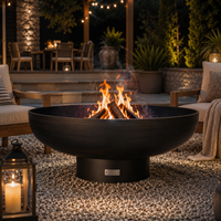 Brasero portable - Bac à bois pour le camping et la terrasse