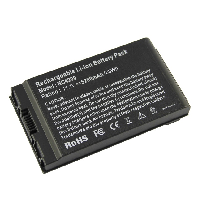 HOT SALE Battery for HP Compaq Nc4200 Nc4400 Tc4200 Tc4400 for HSTNN-IB12 for HSTNN-UB12 with Fast Shipping