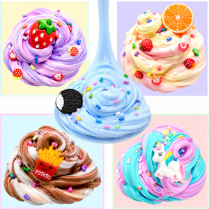 ชุดทำสไลม์คุณภาพสูง DODO DIY พร้อมดินคริสตัลใสและสีสันสดใส - Product Image 3