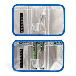 Sac isotherme pour insuline diabétique, étui de transport pour flacons avec pack de glace réutilisable - jusqu'à 12 heures de refroidissement - Product Image 3