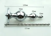 Plug urétral en métal à électrochoc, dilatateur urétral, sonde, stimulateur de chasteté, jouet sexuel pour stimulation urétrale