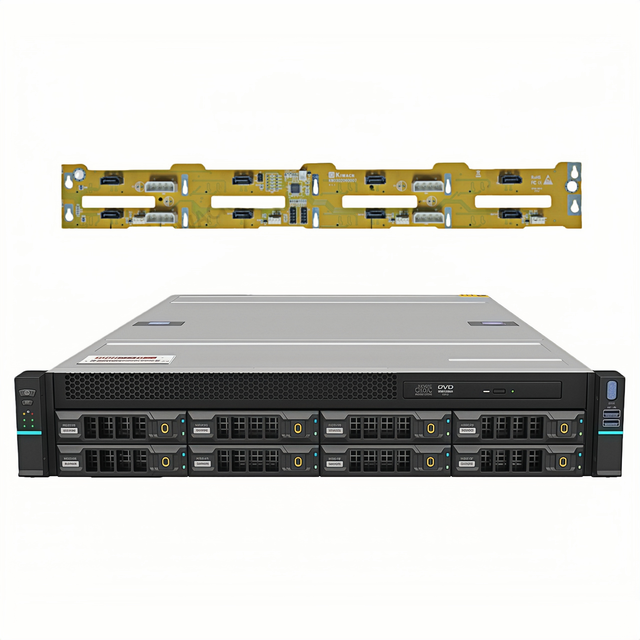 2U 8Bays 6GB/S SATA Backplane Server Case 7 Low Profile Support EATX Motherboard Rack Mount Server Chassis