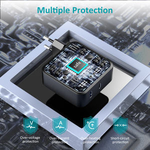 อะแดปเตอร์ชาร์จไฟสำรองสำหรับคอมพิวเตอร์ Macbook 45W-140W โน้ตบุ๊กแล็ปท็อป วัสดุ GAN กำลังไฟขาออก 100W - Product Image 4