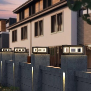 באיכות גבוהה נירוסטה שער עמוד אורות מנורת עמוד עמיד למים הראשי אור מודרני - Product Image 5