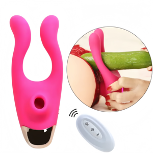 All'ingrosso 3-in-1 prodotti per adulti clitoride succhiare massaggio vibratore con telecomando per gli uomini <span class=keywords><strong>e</strong></span> le donne giocattoli del sesso - Product Image 2