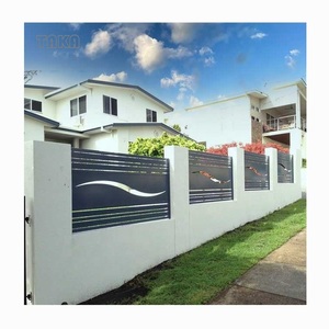 Tùy Chỉnh Kim Loại Màn Hình Thép Hồ Bơi Hàng Rào Villa Garden Hàng Rào Trang Trí <span class=keywords><strong>Laser</strong></span> Cut Nhôm Hàng Rào Panels - Product Image 2