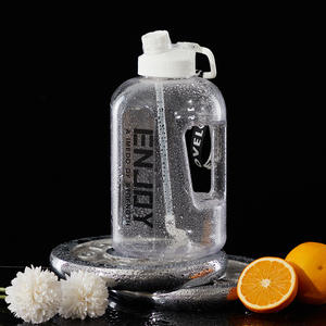 2.2 एल फिटनेस खेल की बोतल बड़ी क्षमता पैमाने के साथ प्लास्टिक की पानी की कप अंतरिक्ष कप बाल्टी केतली मोबाइल फोन स्टंट्स - Product Image 4