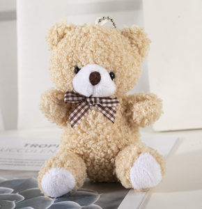 Tùy Chỉnh <span class=keywords><strong>Mini</strong></span> Gấu Sang Trọng <span class=keywords><strong>Keychain</strong></span> Unisex Thú Nhồi Bông Ba Lô Clip Với Búp Bê Peluches Món Quà Gấu Bông <span class=keywords><strong>Keychain</strong></span> - Product Image 5